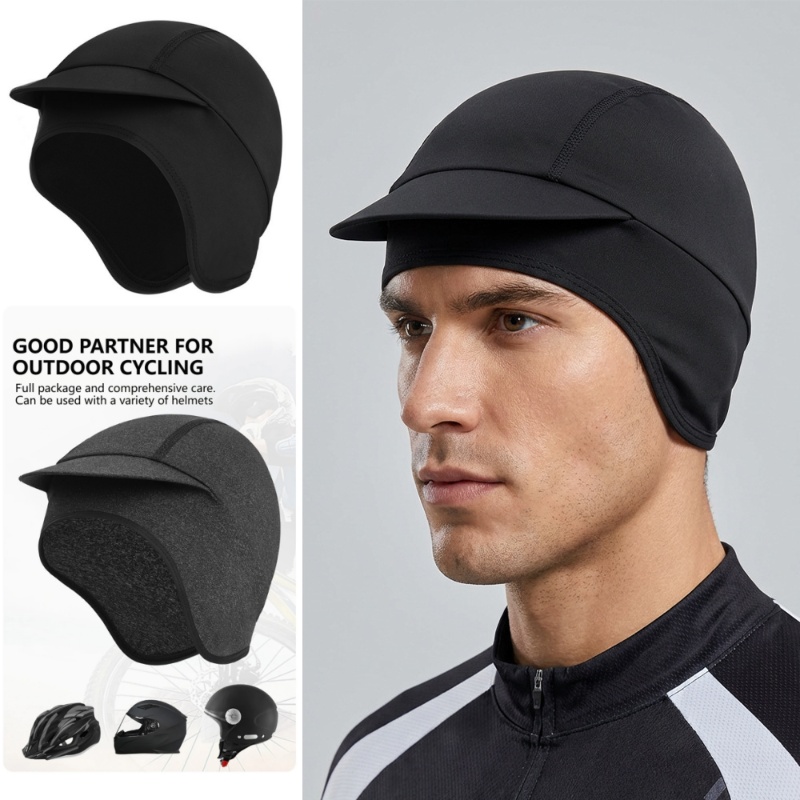 Running Cap Mesh - Penutup Kepala Helm Sepeda Motor, Cepat