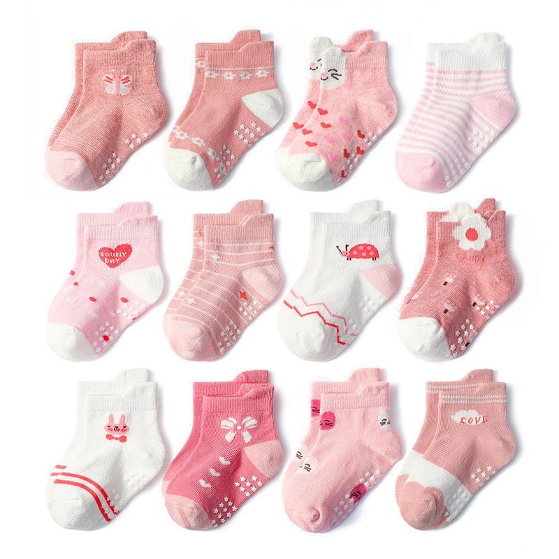 Anti Blister Sock - 6 Pasang Kaus Kaki Anak Perempuan