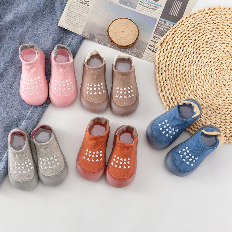 Anti Blister Sock - Sepatu Lantai Bayi Biru dan Pink,