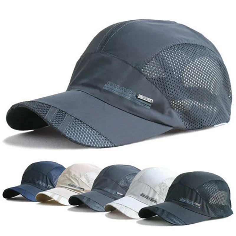 Running Cap Mesh - Topi Baseball Musim Panas yang Dapat