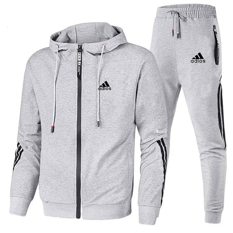 Running Gear For Men - Setelan Olahraga Pria Musim Semi Gugur,