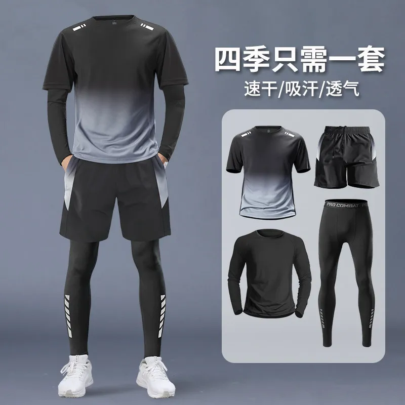 Setelan Atletik Pria 4 Potong  - Running Gear For Men ulasan dan harga