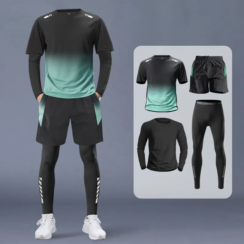Setelan Atletik Pria 4 Potong  - Running Gear For Men ulasan dan harga