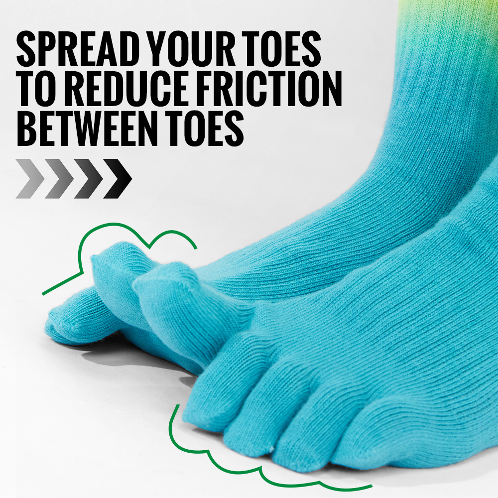 Kaos Kaki Lima Jari WRELS Katu - Anti Blister Sock ulasan dan harga