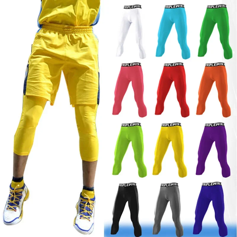 Celana ketat lari Capri GYM pr - Running Gear For Men ulasan dan harga