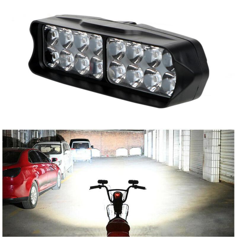 Lampu depan sepeda motor Led 8 - Head Racket Boom ulasan dan harga