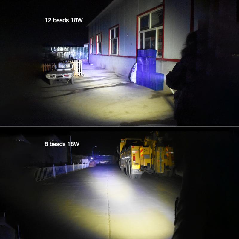 Lampu depan sepeda motor Led 8 - Head Racket Boom ulasan dan harga