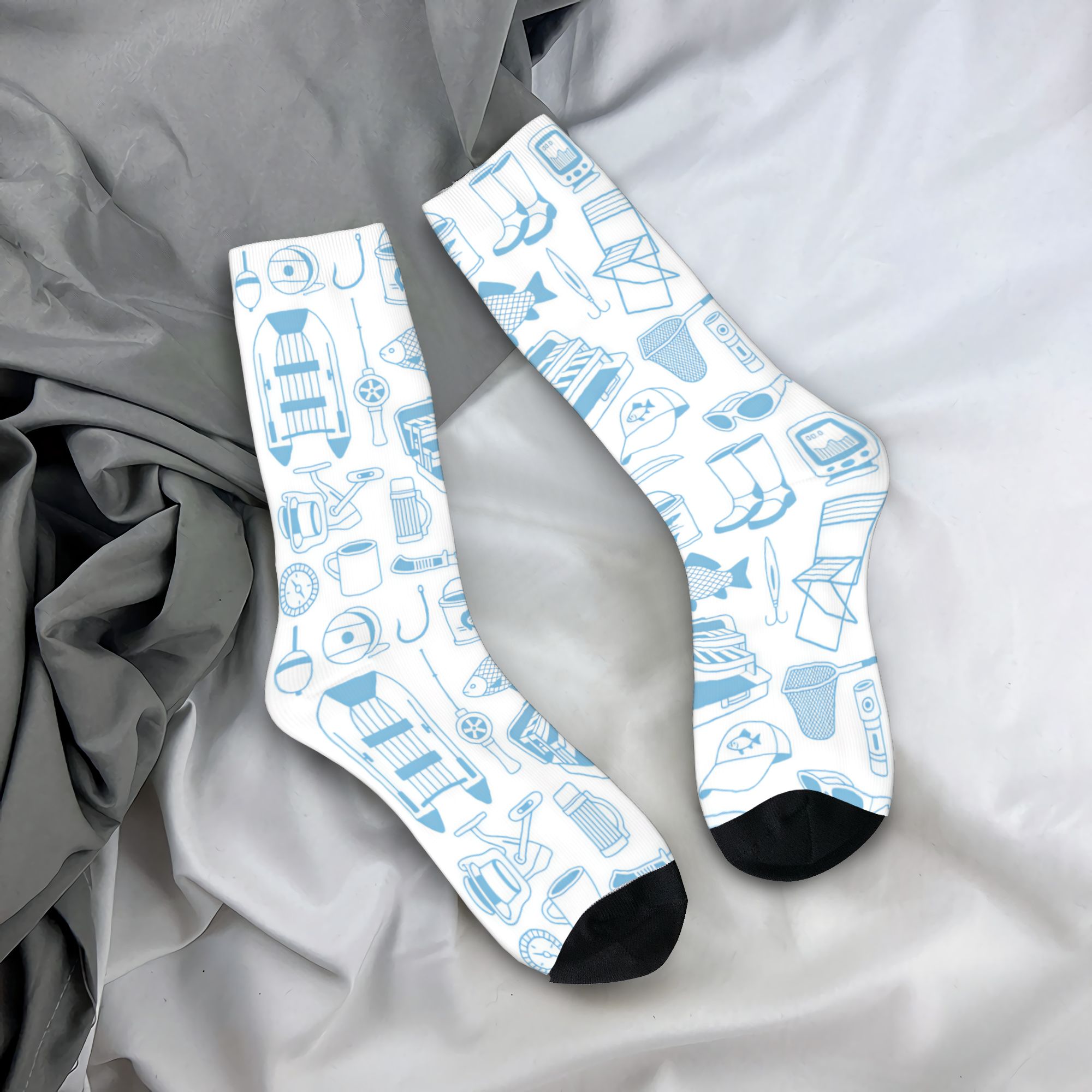 Kaos Kaki Pola Seamless Motif  - Quality Running Gear ulasan dan harga